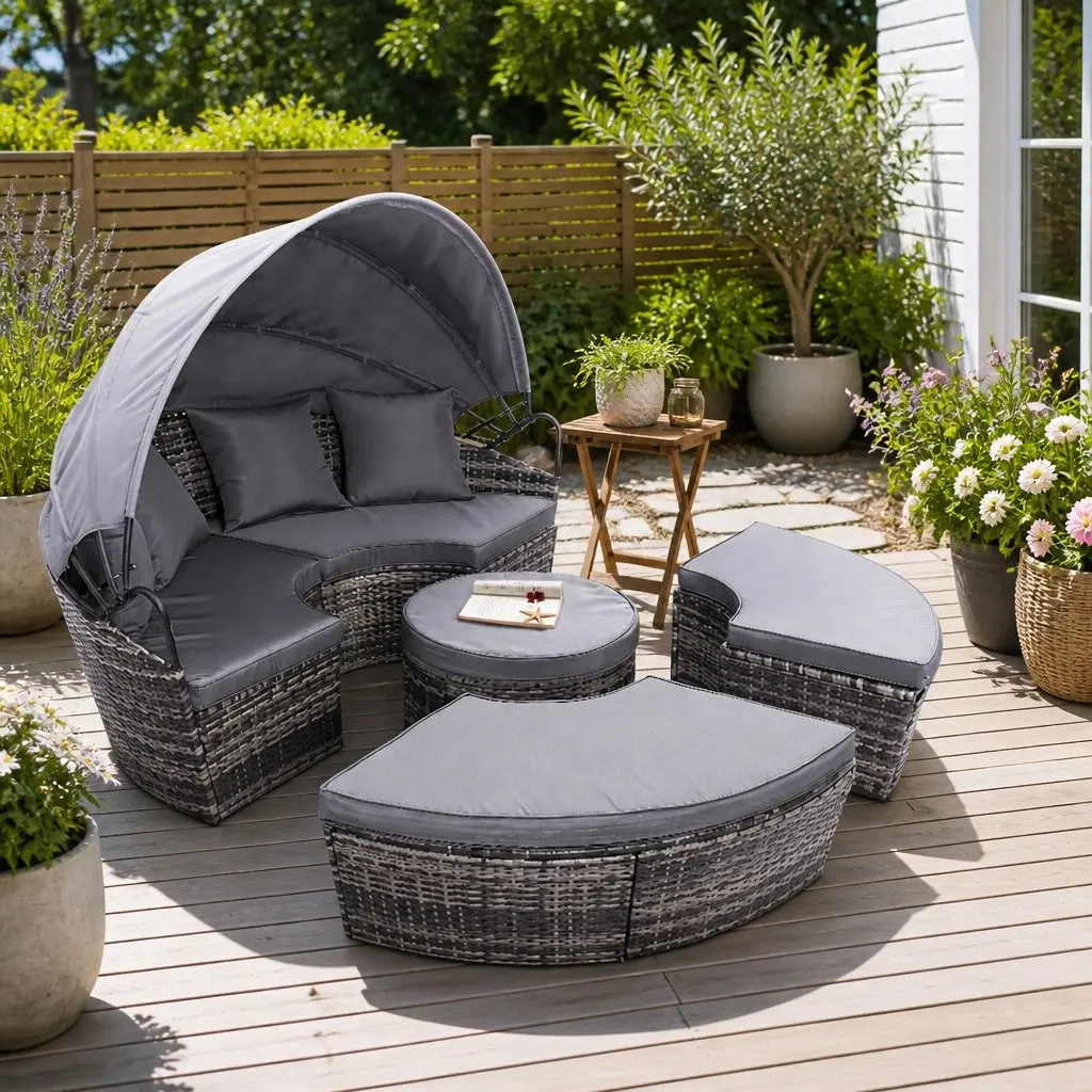 Outdoor Day Bed Lounge for Comfort
