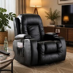 Your Massage Recliner Chair with 360° Swivel and Comfort