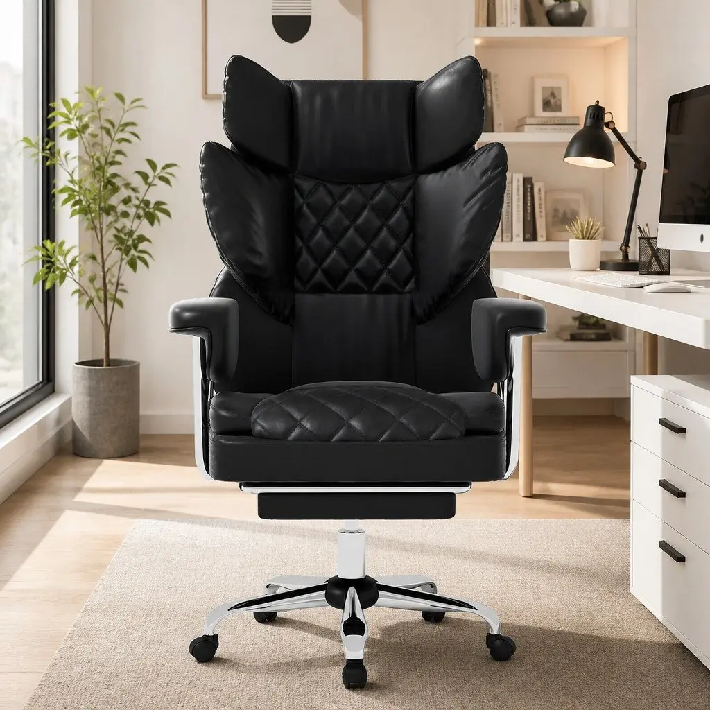 Gaming Office Chair High Back Reclining 90-135° Adjustable Ergonomic Seat