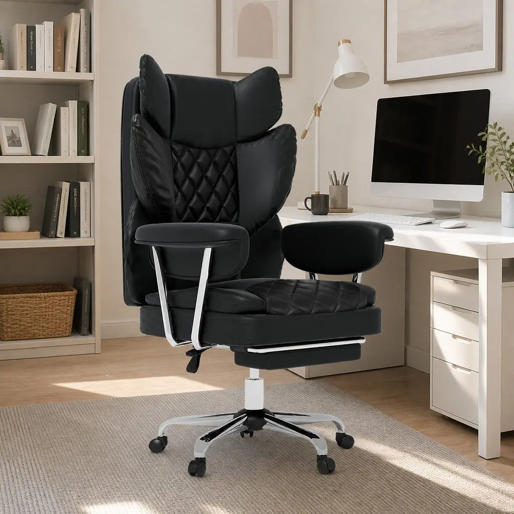 Gaming Office Chair High Back Reclining 90-135° Adjustable Ergonomic Seat