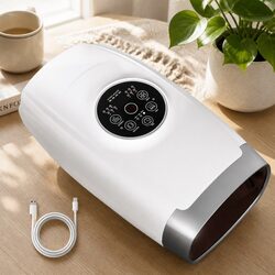Electric Hand Massager With Heat Air Compression Acupressure Therapy Wrist Palm