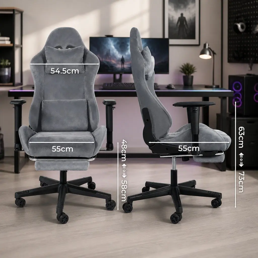 Office Chair High Back Swivel Reclining Seat Adjustable Height