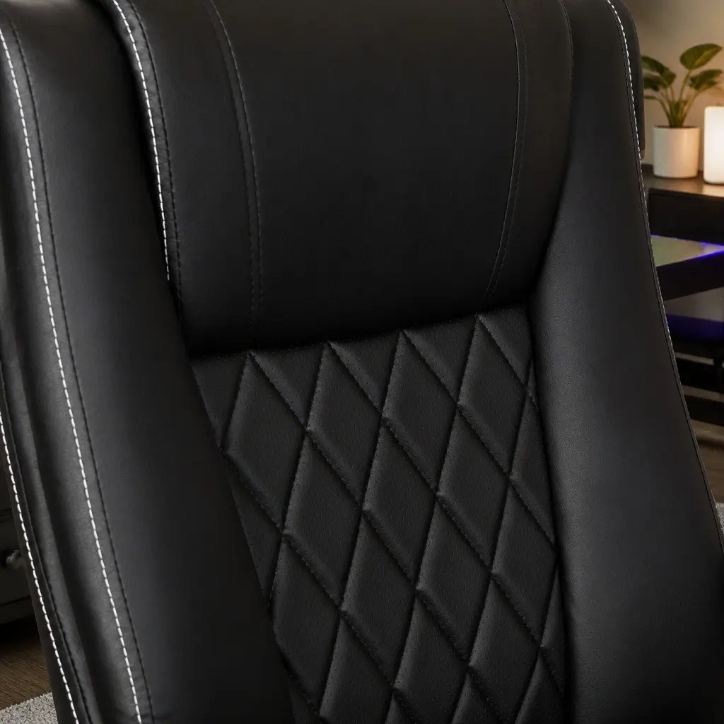 Executive Office Chair Reclining High Back Ergonomic Black