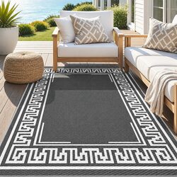 Your Perfect 152x244cm Reversible Outdoor Rug in Grey