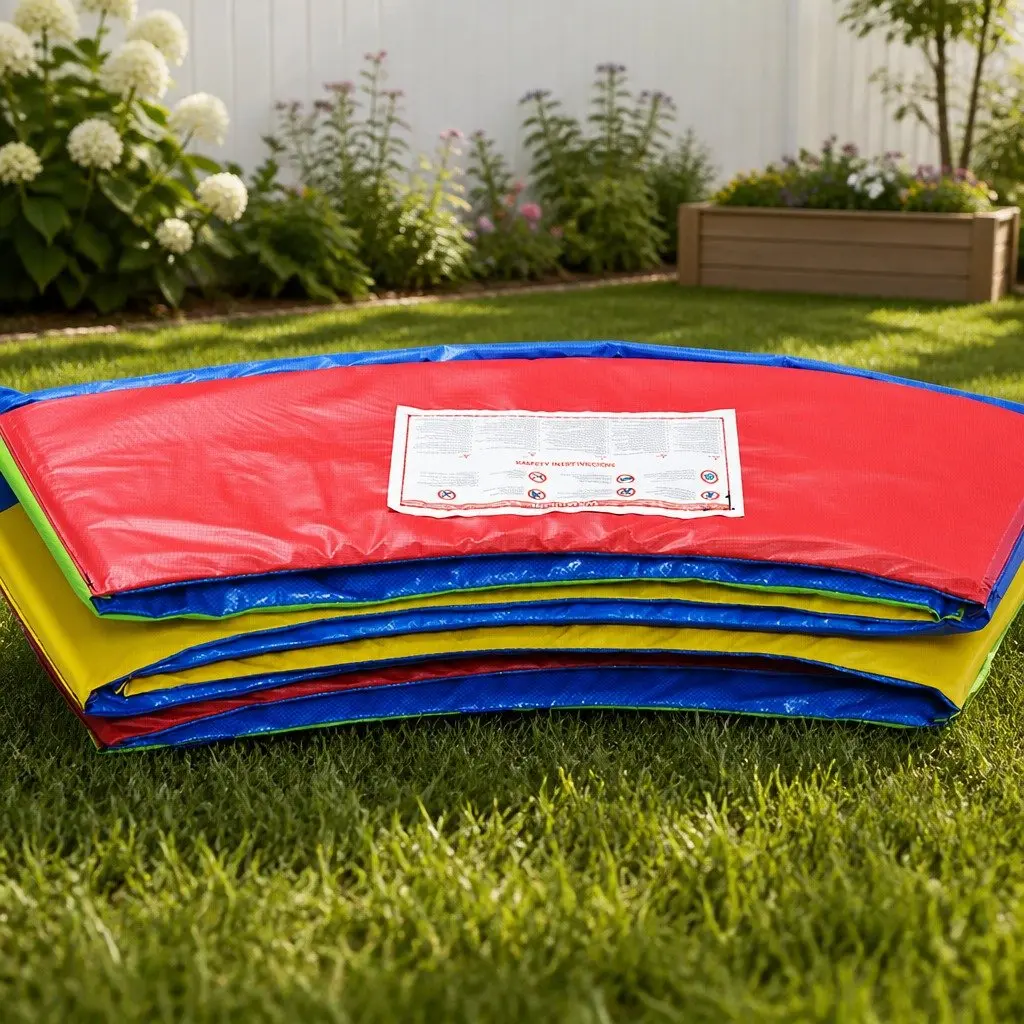 Trampoline Safety Pad Replacement Cushion 16 FT Weatherproof Elastic Tie Fastening