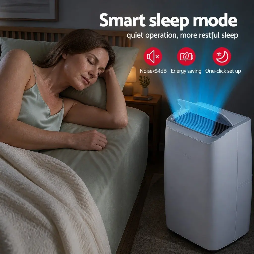 Portable Air Conditioner 14000BTU White 3in1 Cooling Dehumidifier Fan Unit