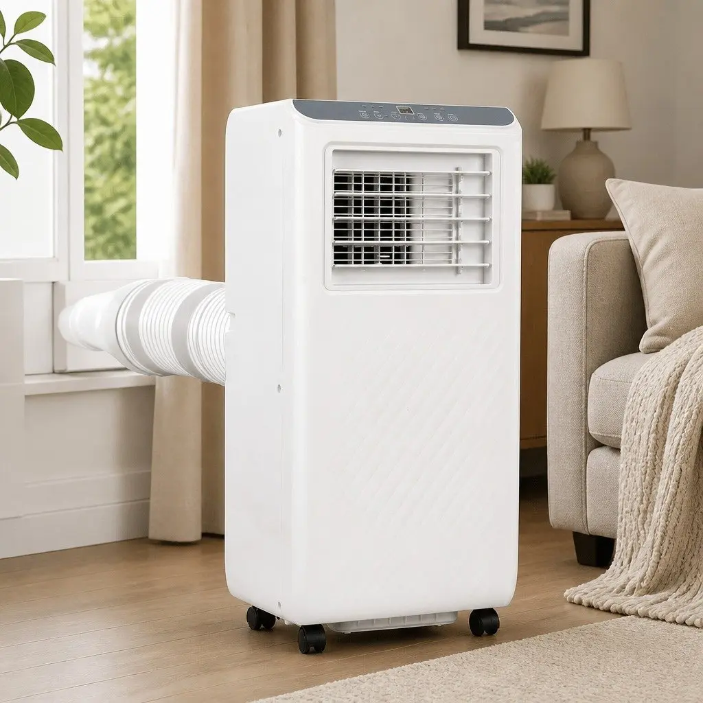 Portable Air Conditioner 3-in-1 Unit 7000BTU Dehumidifier Fan White