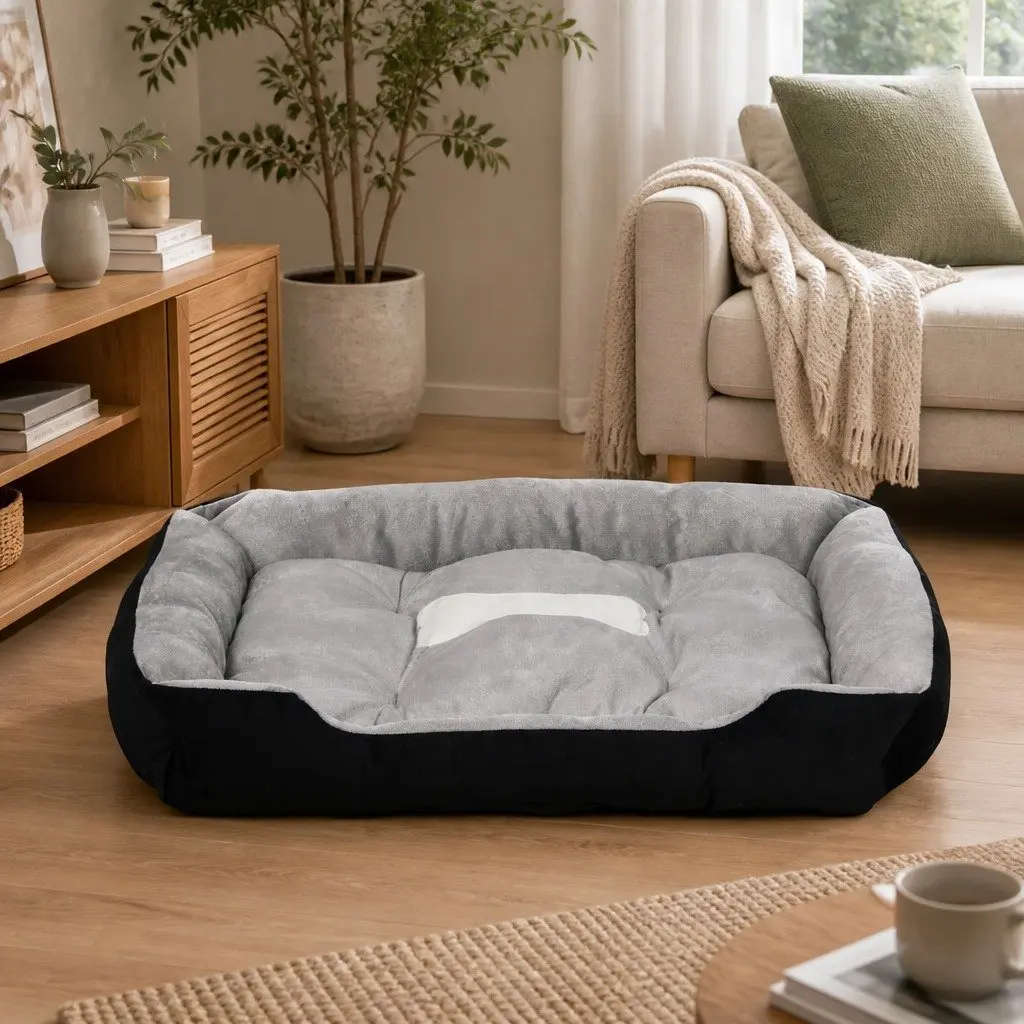 Pet Bed Medium Soft Warm Cushion Washable