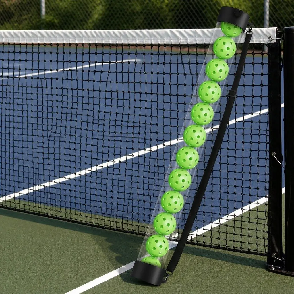 Pickleball Ball Collector Retriever Portable Storage Adjustable Strap 90cm 12 Piece