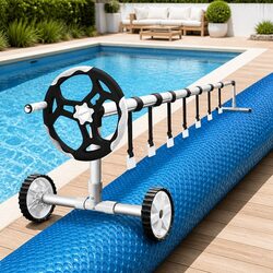 Your Go-To 10x4m Solar Pool Cover with Roller Kit