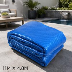 Solar Pool Cover 11x4.8m 500 Micron Blue Swimming Blanket Heat Retention