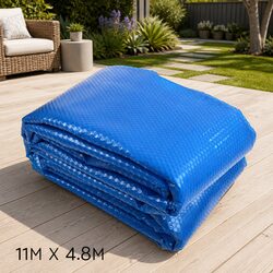 Versatile Solar Pool Cover 11m x 4.8m Blue Silver Isothermal