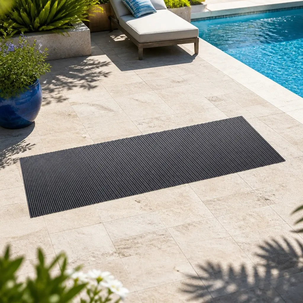 Pool Cover Solar Blanket Blue Black 11x4.8m 600 Micron Bubble Heat Retention