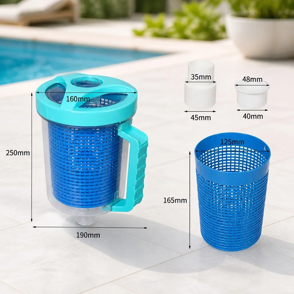 Pool Leaf Canister for Easy Use