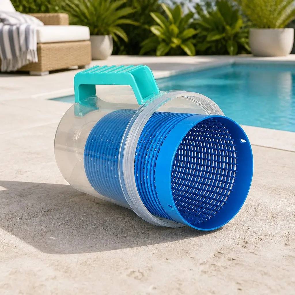 Pool Leaf Canister for Easy Use