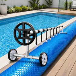 Your 6.5x3m Solar Pool Cover & Roller Await!