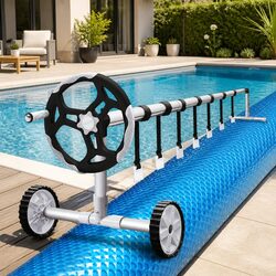 Enjoy Your Pool with an 8x4.2m Solar Blanket and Roller
