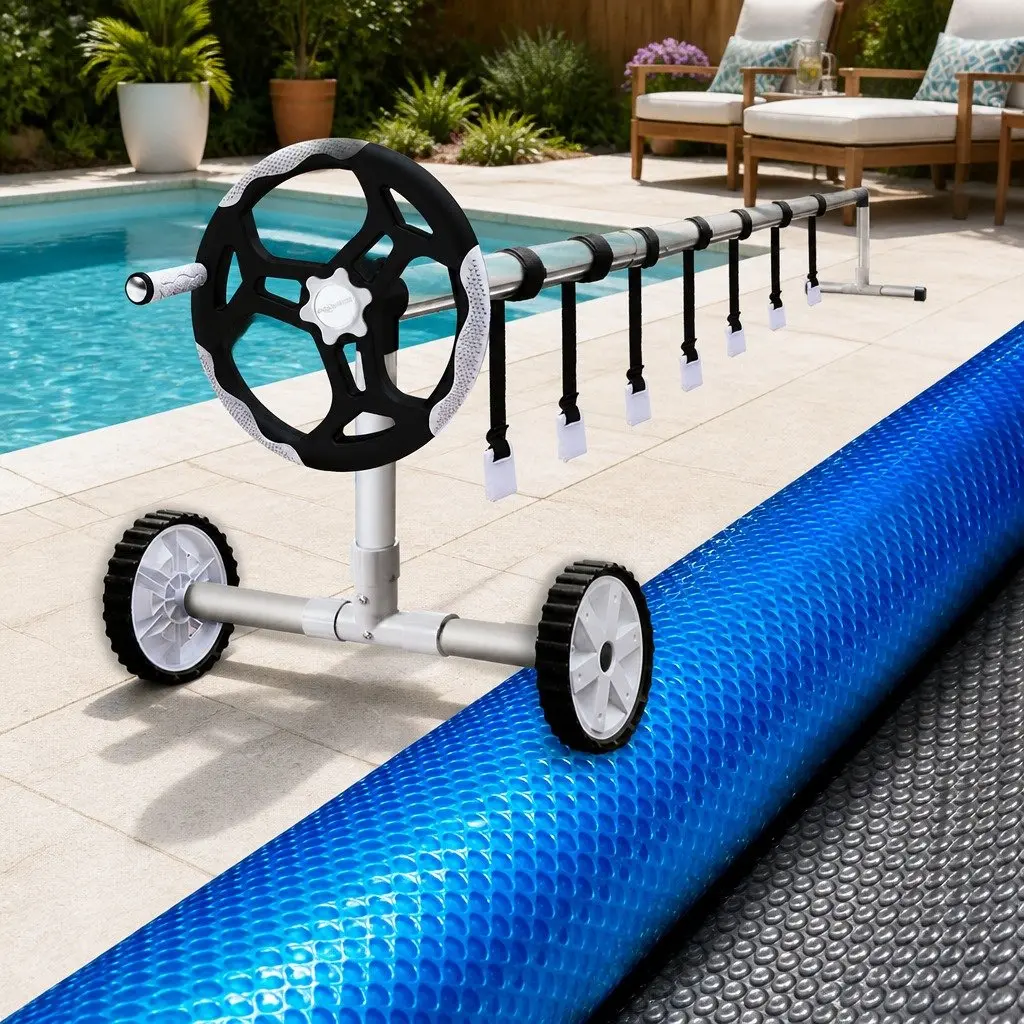 Solar Pool Cover with Roller System