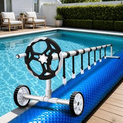 Your Friendly 8x4.2m Pool Cover and Roller Set