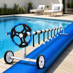 User-Friendly Solar Pool Cover 8.5x4.2m with Roller