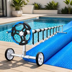 Friendly 9.5x5m Solar Pool Cover & Roller Set