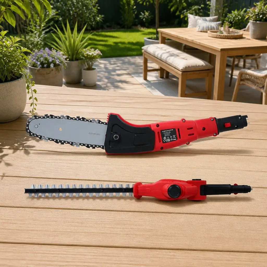 Cordless Chainsaw Trimmer 20V Lithium Battery 8 Inch Blade 2.7m Reach
