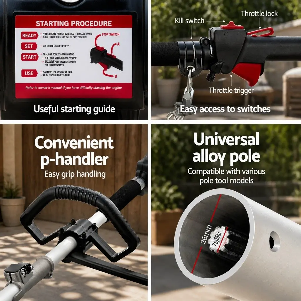 4 Stroke Pole Chainsaw for Garden Tasks