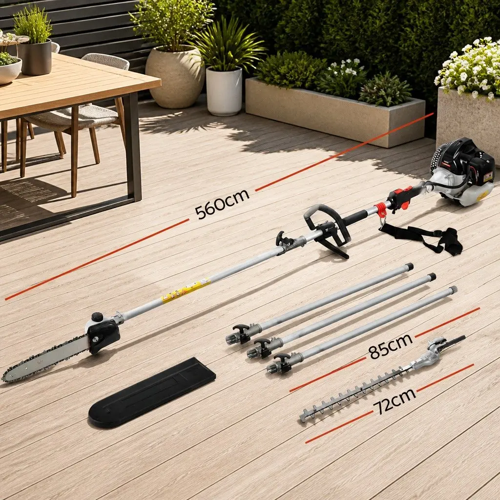 62CC 2-in-1 Pole Chainsaw and Hedge Trimmer