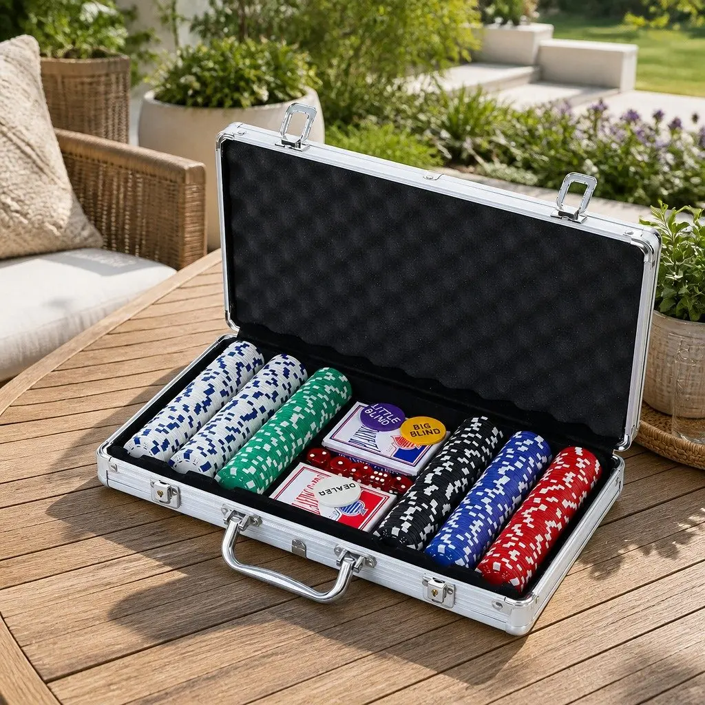 300pcs Poker Chips Set
