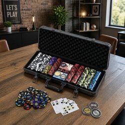 Friendly Poker Chip Set - 500PC for Fun Gatherings