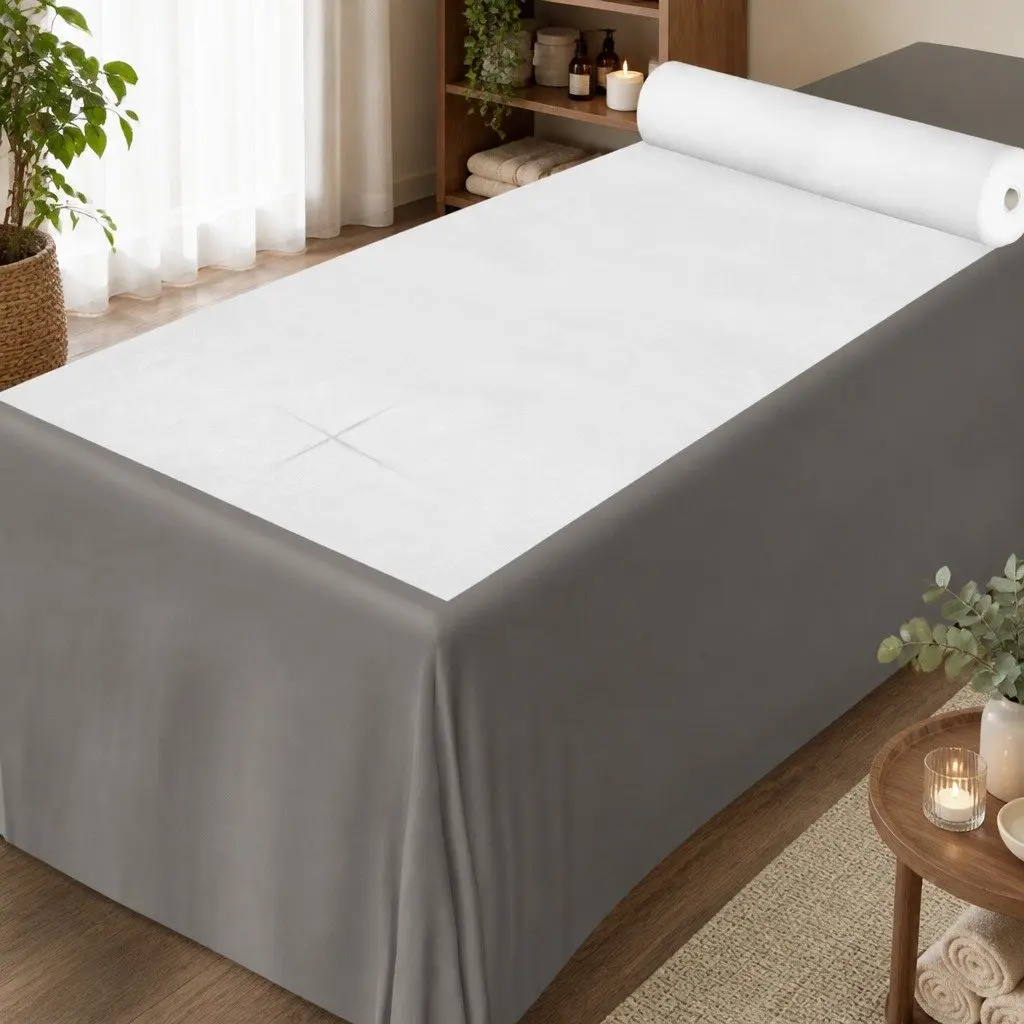 100PCS Disposable Bed Sheets Non-woven Waterproof Massage Table Cover Roll