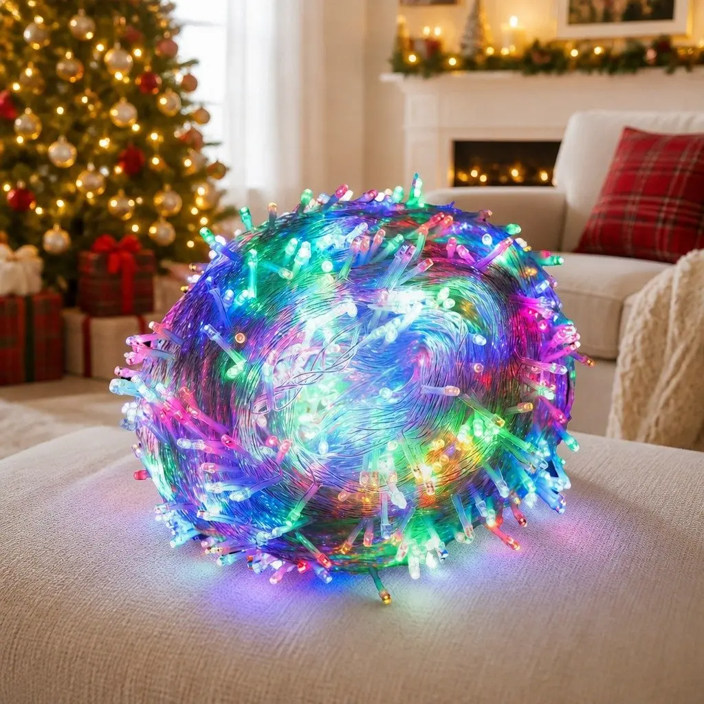 880 LED Christmas Net Lights Mesh Indoor Outdoor Waterproof Decoration String