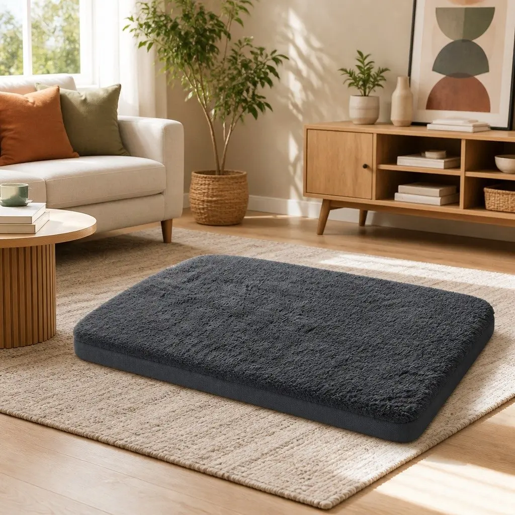 Dog Bed Extra Large Calming Soft Sofa Cushion Egg Crate Foam Washable