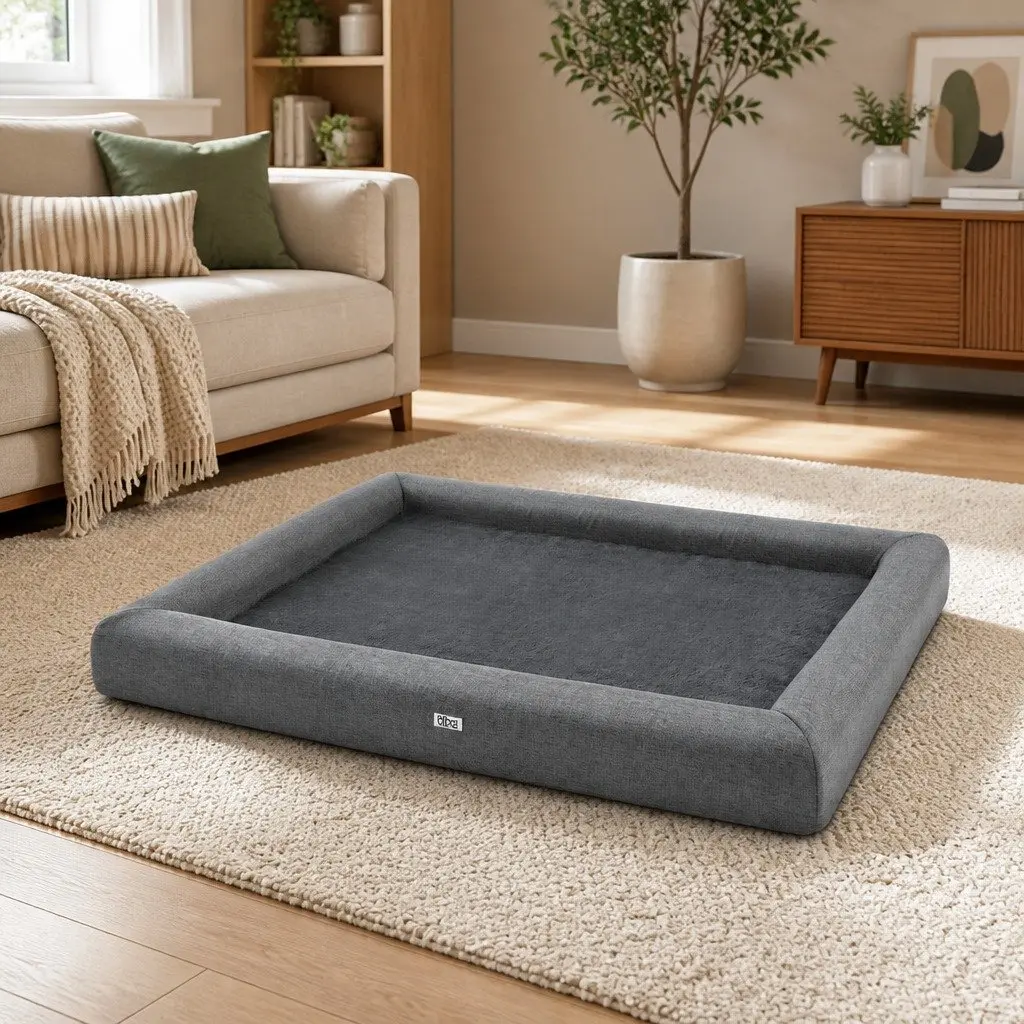 Dog Bed Extra Large Calming Soft Sofa Cushion Egg Crate Foam Washable