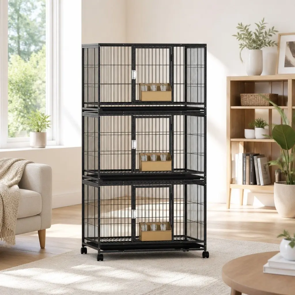 Bird Cage for Small Birds with Easy Access