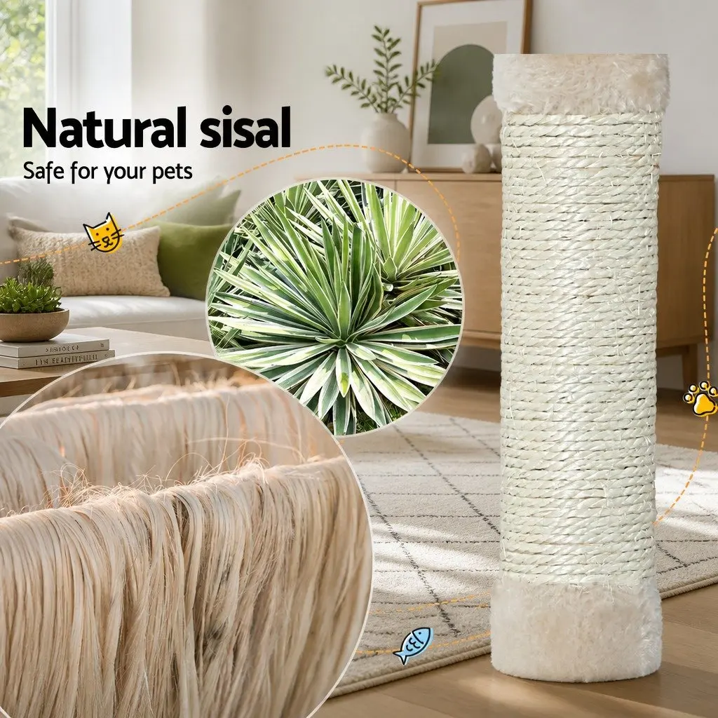 Cat Scratching Post Multi-Level 90cm Condo House Bed Scratcher Climbing