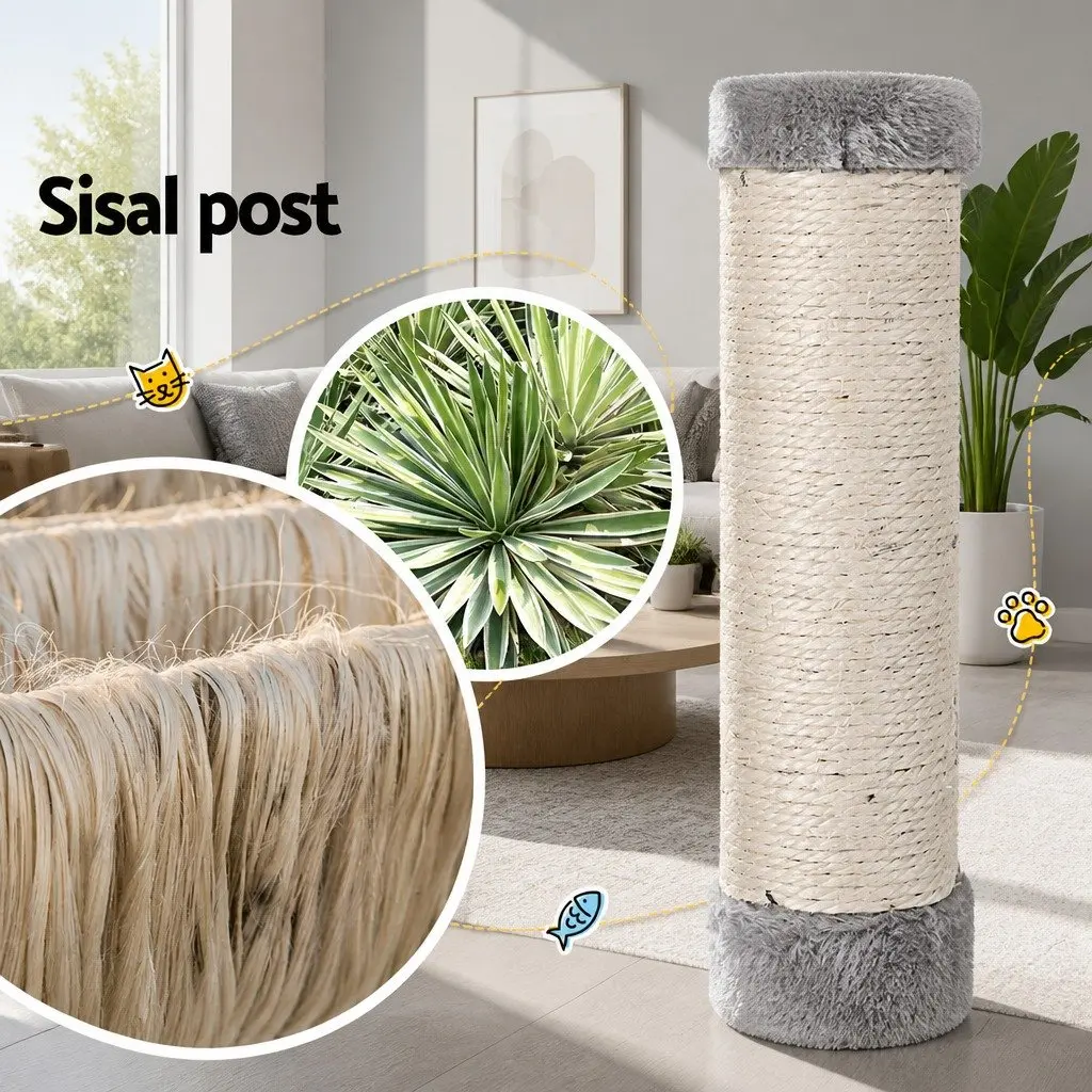 Cat Tree Multi-Level 161cm Grey Scratching Post Condo House