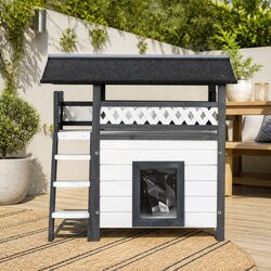 Your Pets Will Love This Outdoor Wooden Hutch