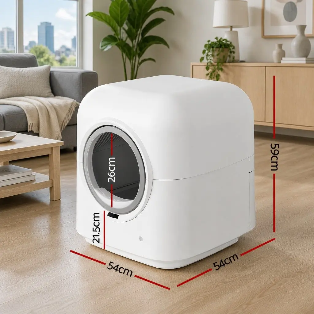 Automatic Cat Litter Box Smart Self-Cleaning Large Size with App Control