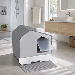 Friendly Enclosed Cat Litter Box: Easy for You and Your Cat
