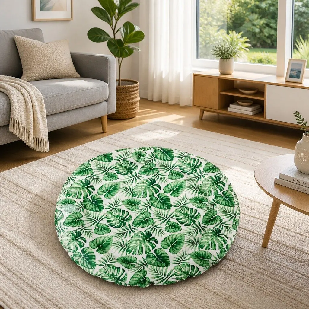 Pet Cooling Mat Self-Cool Gel Round Cushion 50cm to 75cm Non-Toxic PVC