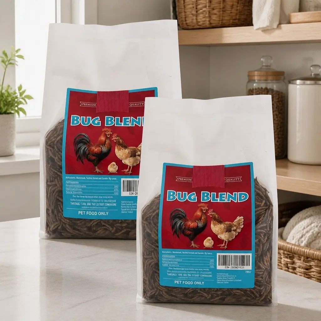Dried Insect Bird Treat Mix High Protein 750g Bug Blend for Poultry and Wild Birds