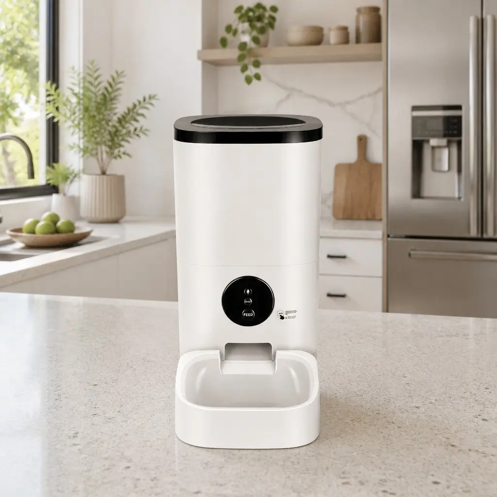 Automatic Pet Feeder 6L WiFi Smart Dog Cat Food Dispenser Timer APP Control