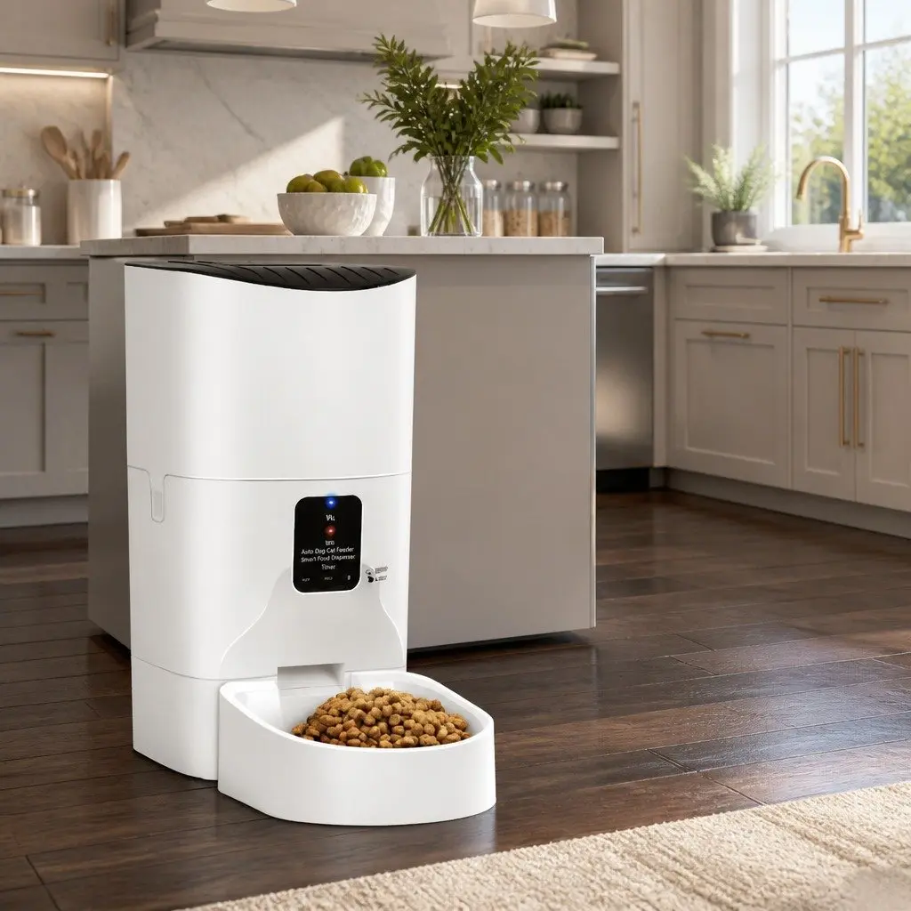 Automatic Pet Feeder WiFi Smart 9L Dog Cat Food Dispenser Timer APP Control