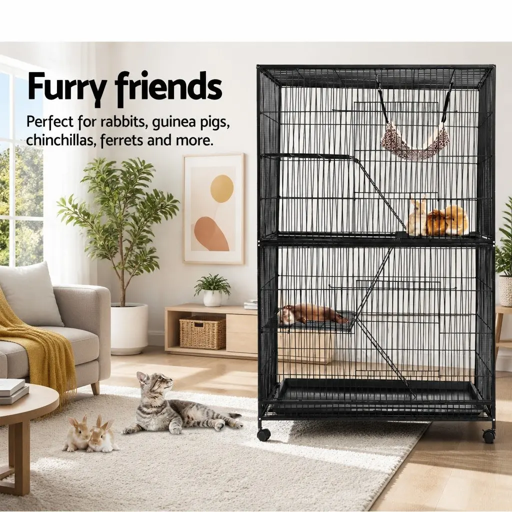 Multi-Level Hutch for Small Pets