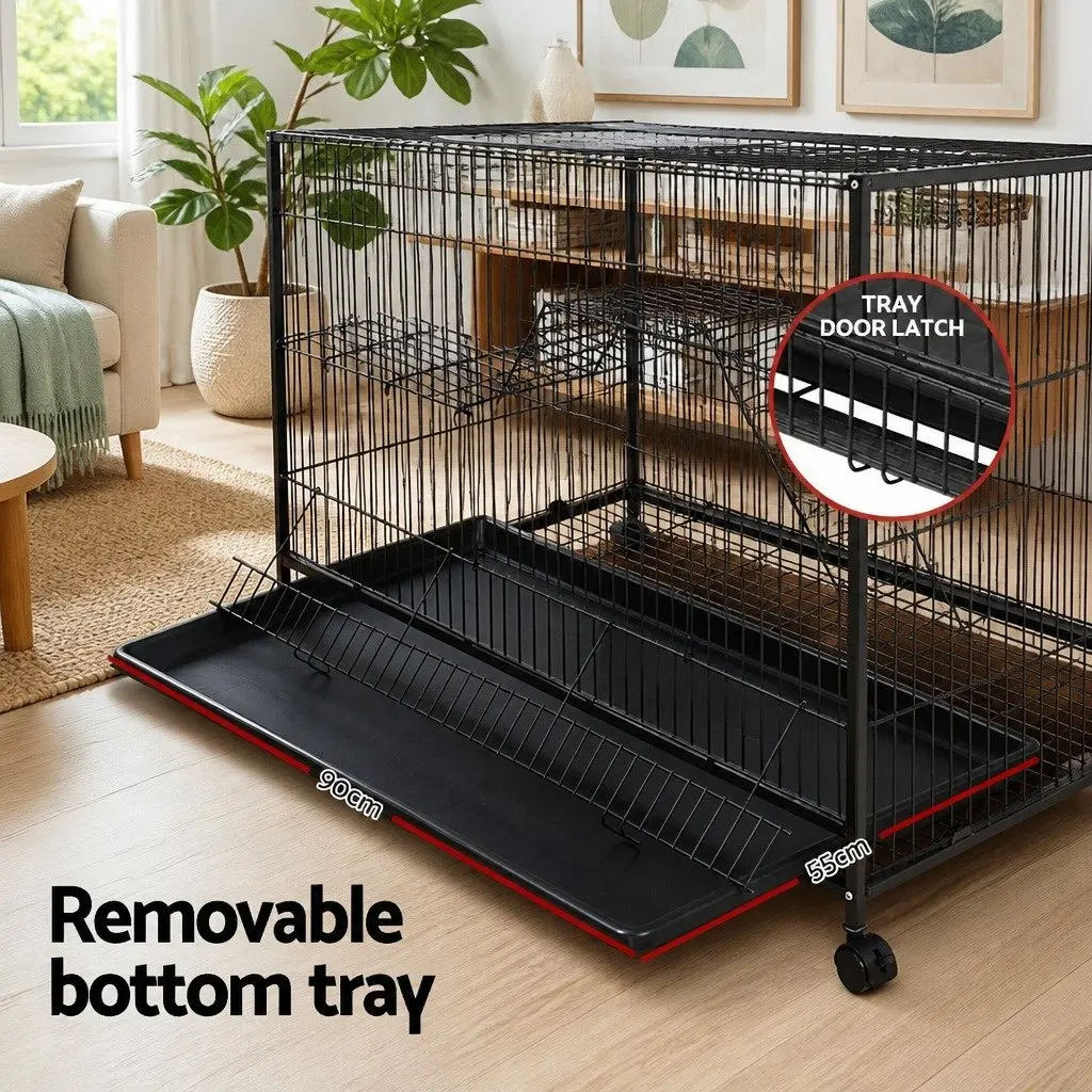 Multi-Level Hutch for Small Pets