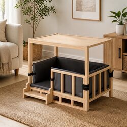 Friendly Dog Kennel and Tabletop for Your Pet's Comfort