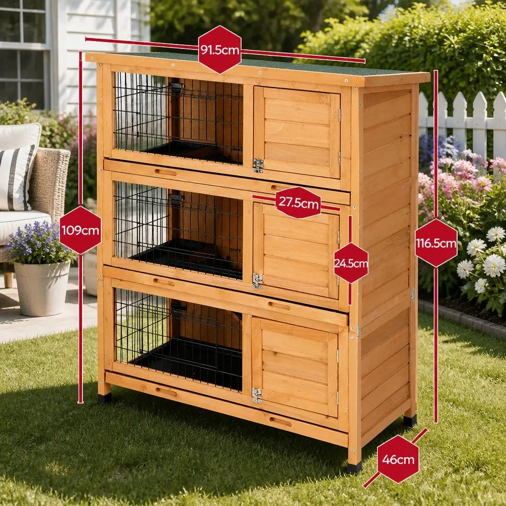 3-Tier Hutch for Small Animals