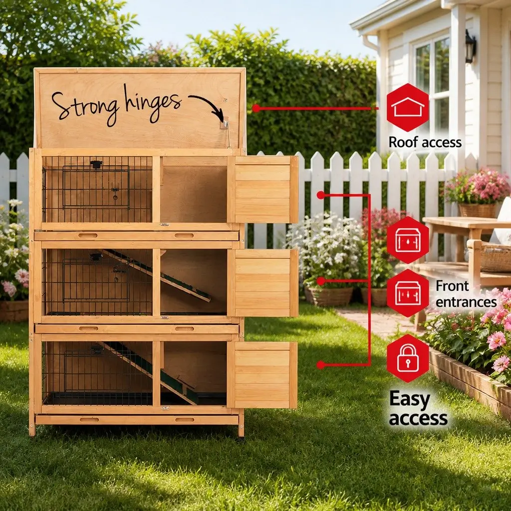 3-Tier Hutch for Small Animals