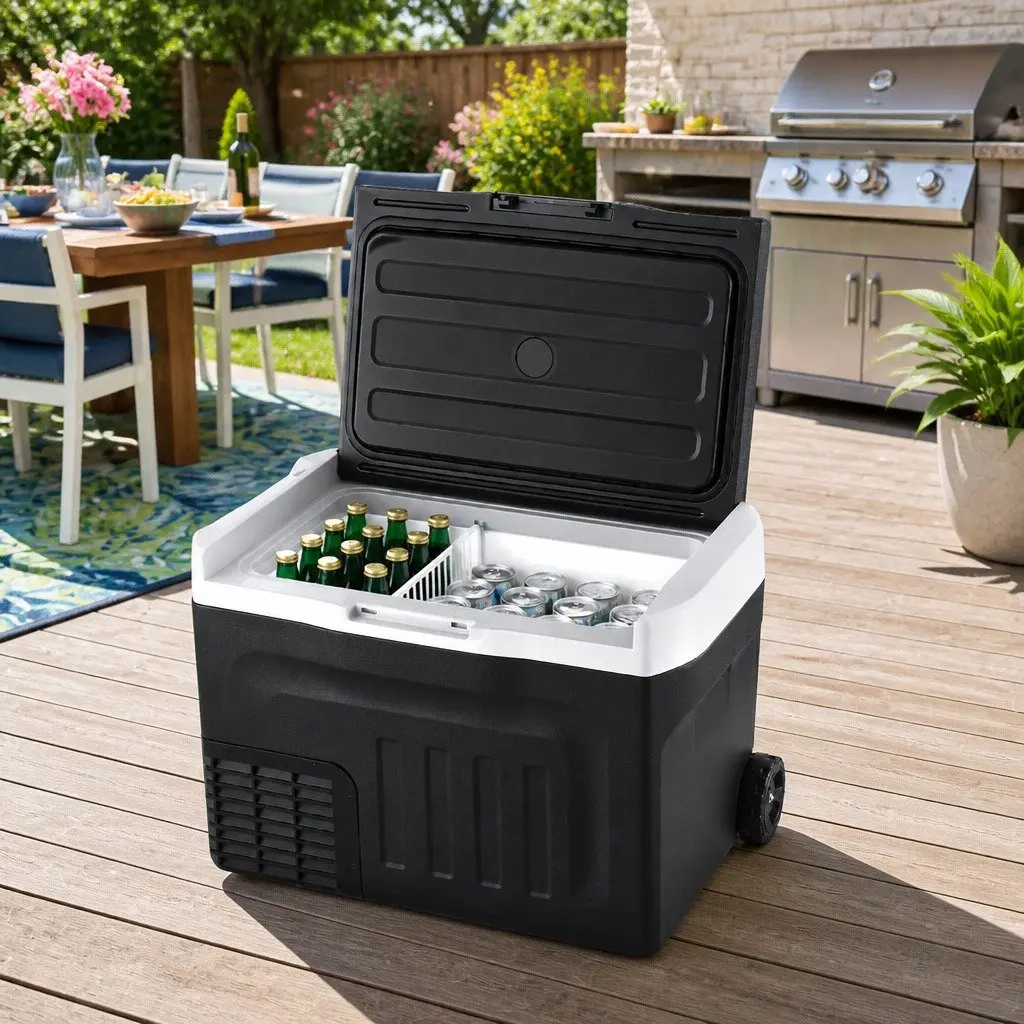 Portable Fridge Freezer 30L Compressor 12V 24V 240V Power